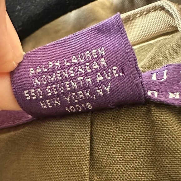 Vintage Ralph Lauren Collection Purple Label Khaki Military Field Jacket Size‎ M - Picture 10 of 10